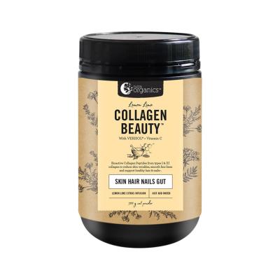 Nutra Organics Collagen Beauty Lemon Lime 300g